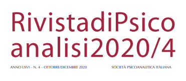 Rivista di Psicoanalisi - 2020/3 1