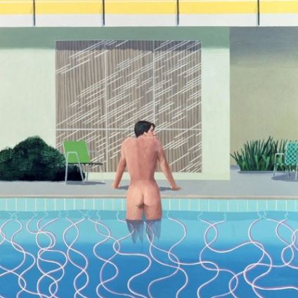 david hockney getting out of nick's pool