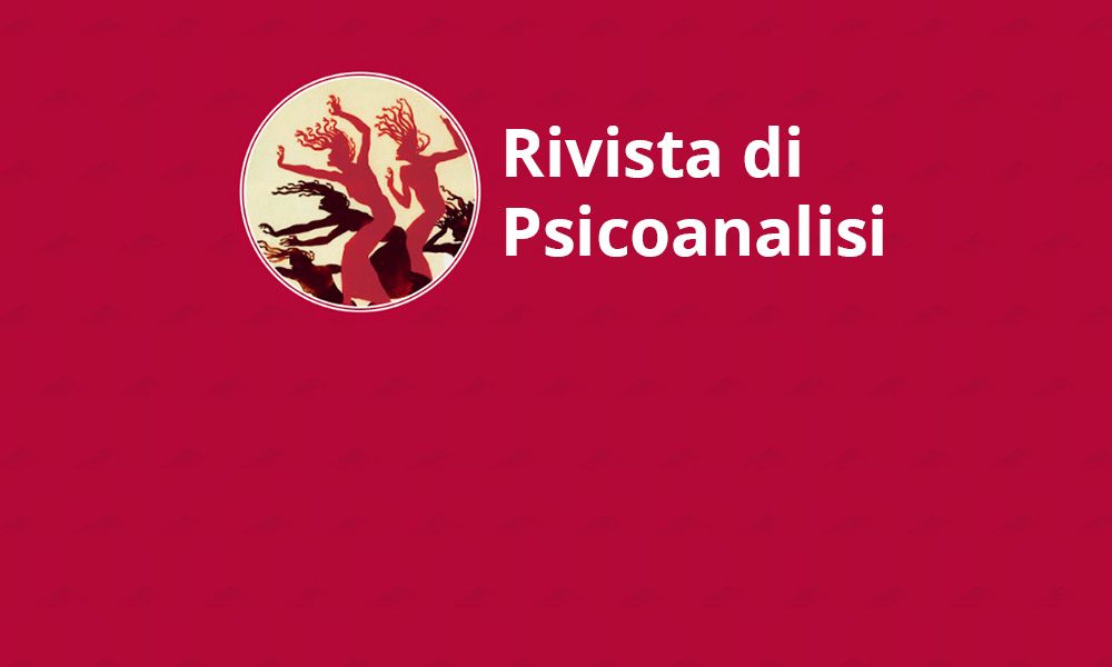 Rivista di Psicoanalisi - 2021/1