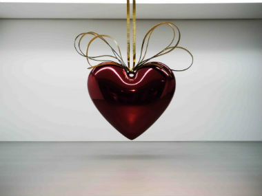 Jeff Koons, Hanging Heart – 1995