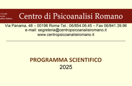 CdPR - Programma scientifico 2025