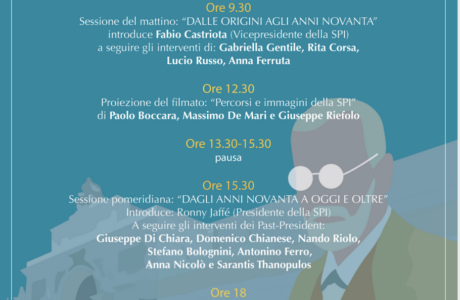 Centenario della Società Psicoanalitica Italiana 1925 - 2025. Roma, 27 settembre 2025 1