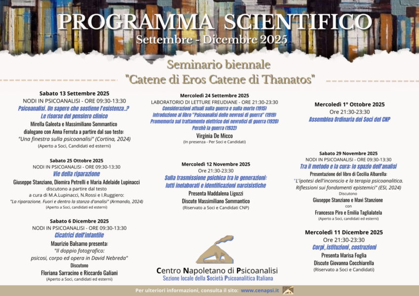 CNP - Programma scientifico secondo semestre 2025