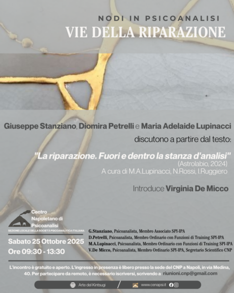 CNP - Vie della riparazione. Napoli è online 25/10/2025