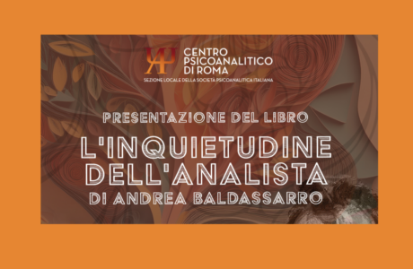 CPdR - Presentazione del libro "L'inquietudine dell'analista" di Andrea Baldassarro. Roma, 28 gennaio 2026