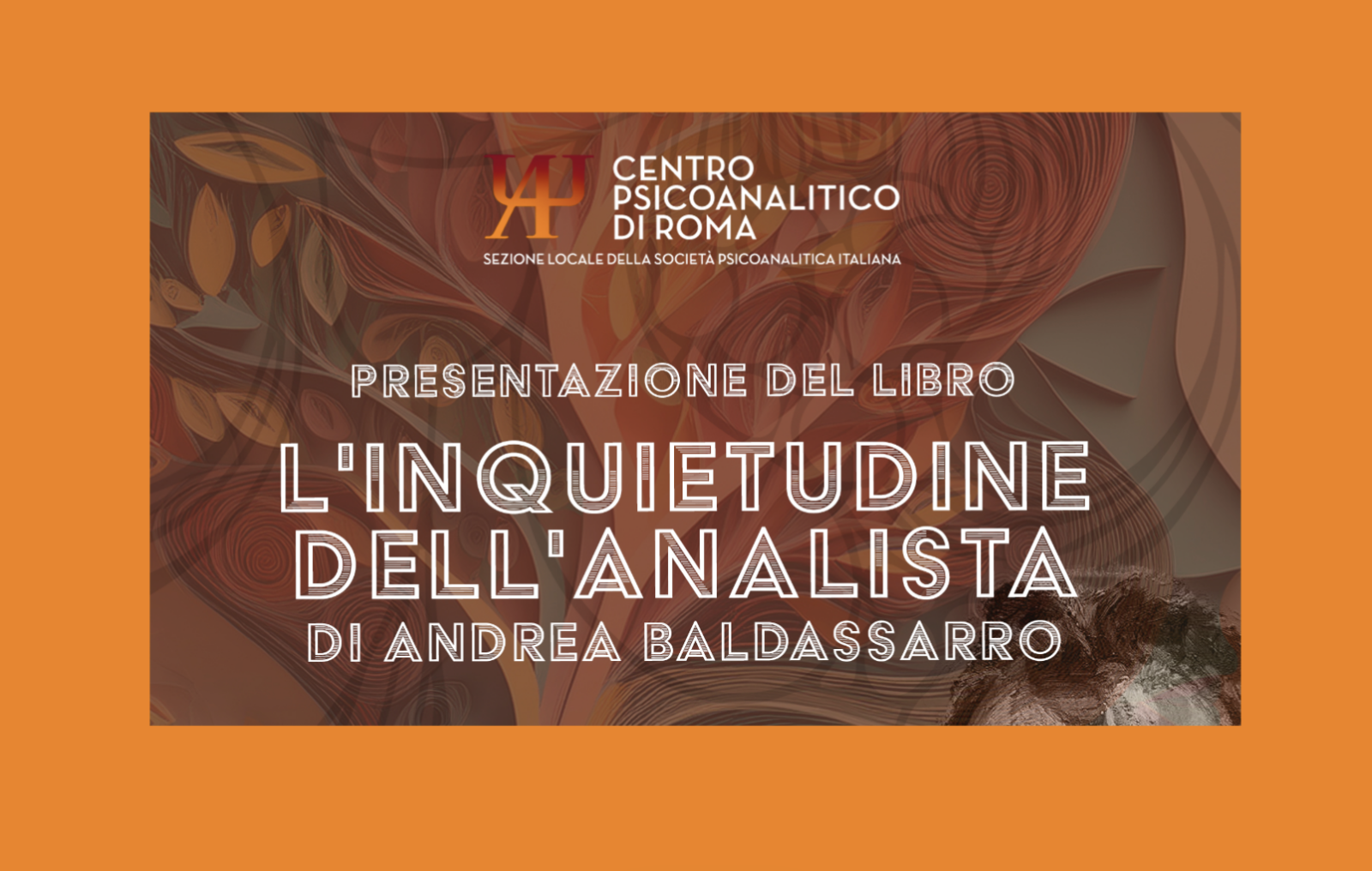 CPdR - Presentazione del libro "L'inquietudine dell'analista" di Andrea Baldassarro. Roma, 28 gennaio 2026