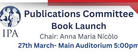 IPA Publications Committee Book Launch - Anna Maria Nicòlo. Oslo, 27/03/2026 2