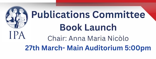 IPA Publications Committee Book Launch - Anna Maria Nicòlo. Oslo, 27/03/2026 2