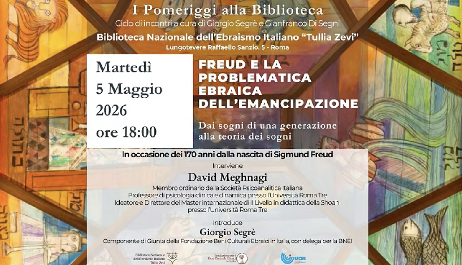 Freud e la problematica ebraica dell’emancipazione. Dai sogni di una generazione alla teoria dei sogni, 05/05/2026
