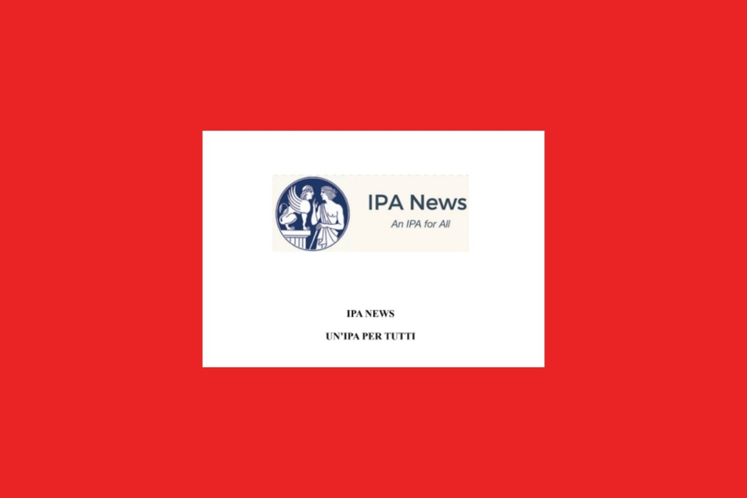 IPA News – Aprile 2026