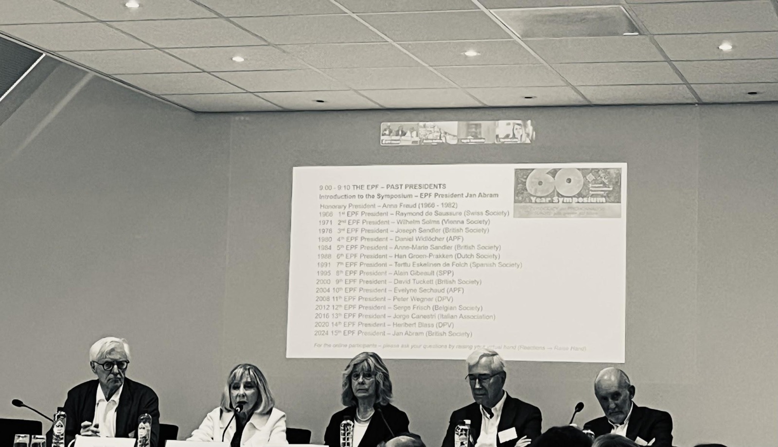 60 Year Simposyum. Democracy and Psychoanalysis in Europe: past, present and future. Bruxelles 2-3/10/2026. Report di Simona Pesce 1