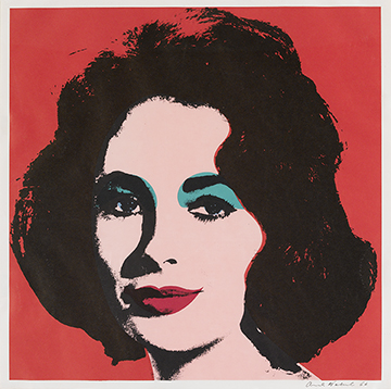 Andy Warhol_Liz_Tylor_1964_litogrfi_su_carta_587x587_cm_The_Sonnabend_Collection_New_York