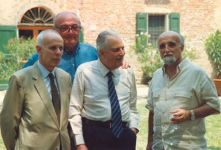 Giovanni Hautmann, Pier Mario Masciangelo, Egon Molinari, Glauco Carloni (giugno 1991)