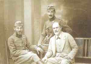 Sigmund con Martin e Ernst(seduto) 1916